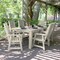 Highwood Usa Weatherly 7pc Rectangular Outdoor Patio Furniture Dining Set 72 x 42 AD-ST7WL1CO4AA-WAE - alternate 3